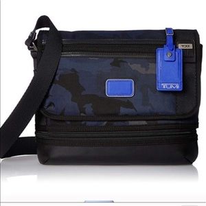 Tumi Alpha Bravo Beale Crossbody, Blue Camo